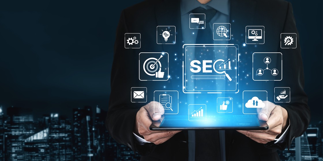 Industry SEO authority concept