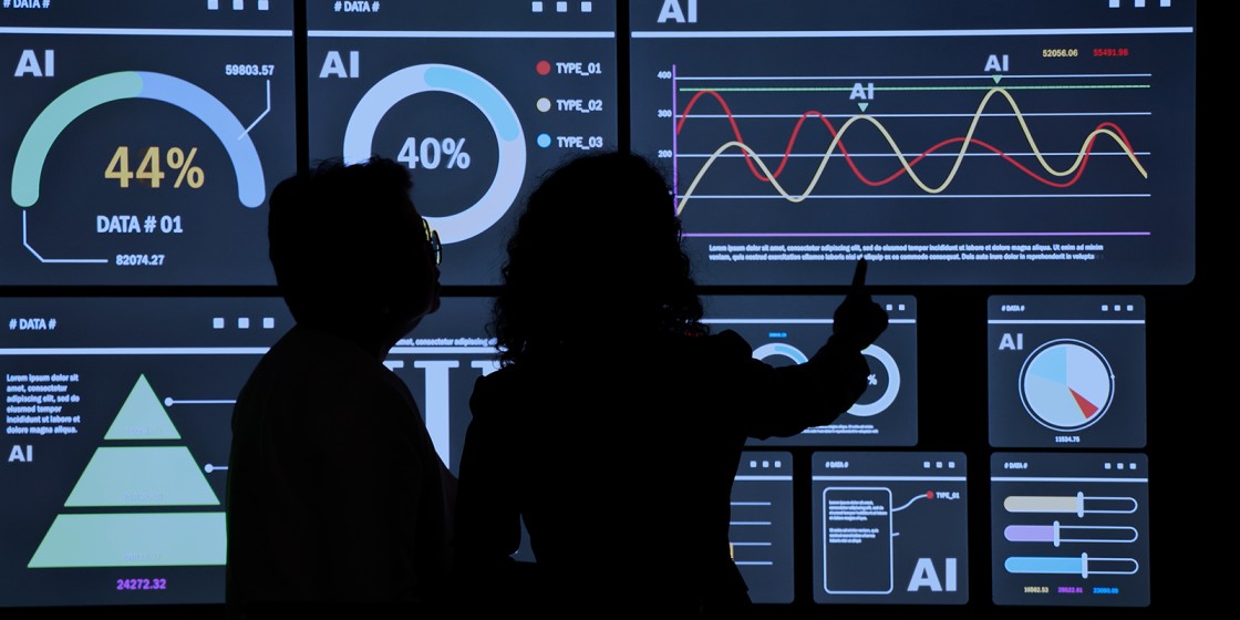 AI SEO analytics dashboard